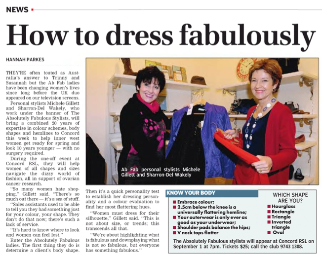 How To Dress Fabulously - Press Release - AbFab