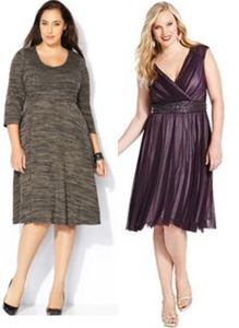 Raised waist or empire line dress to hide a flabby tummy.